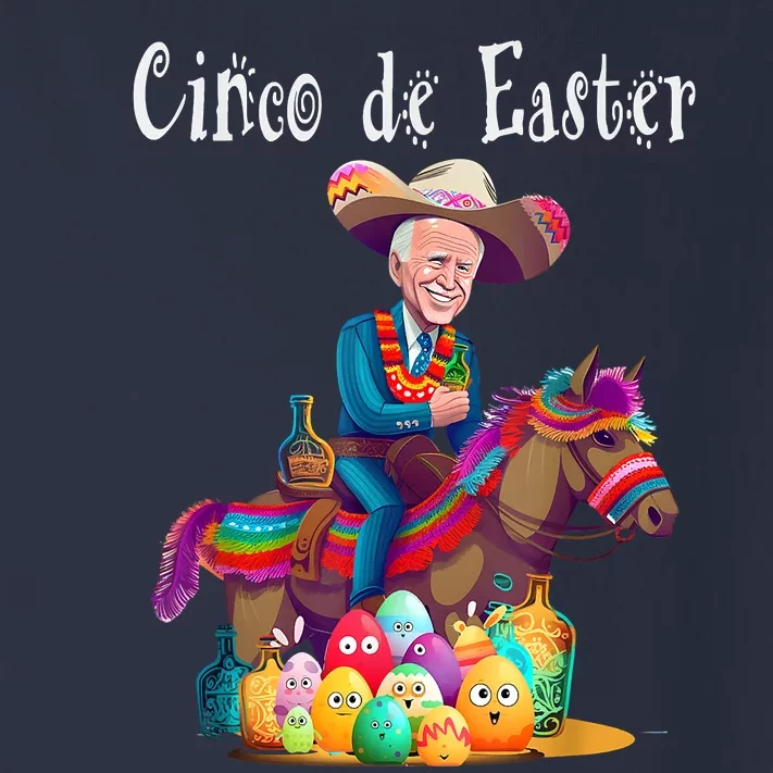 Biden Ride Donkey, Sombrero, Easter Egg Hunt Toddler Long Sleeve Shirt