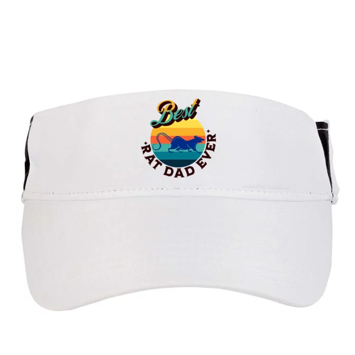 Best Rat Dad Ever Adult Drive Performance Visor