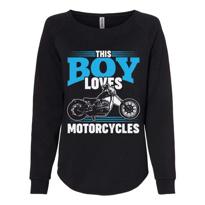 Born Ride Dirt Bikes Forced School Funny Motocross Womens California Wash Sweatshirt