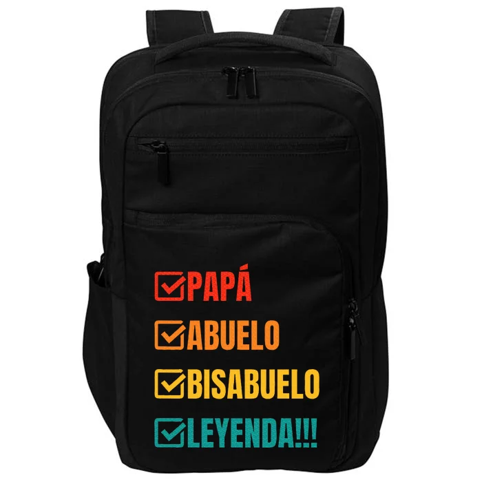 Bisabuelo Regalo Divertido Y Anuncio Bisabuelo Leyenda Impact Tech Backpack