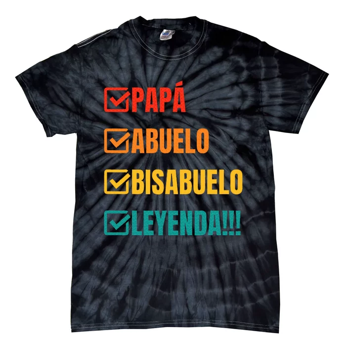 Bisabuelo Regalo Divertido Y Anuncio Bisabuelo Leyenda Tie-Dye T-Shirt