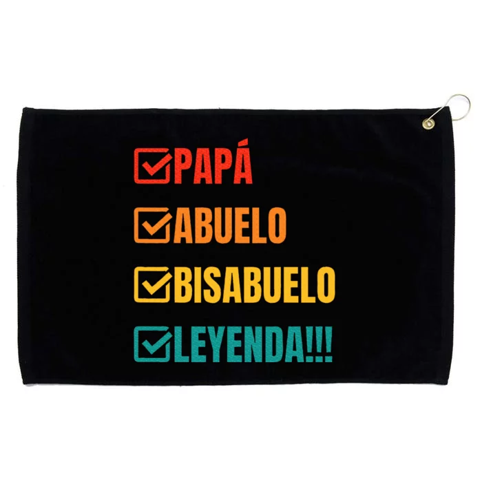 Bisabuelo Regalo Divertido Y Anuncio Bisabuelo Leyenda Grommeted Golf Towel