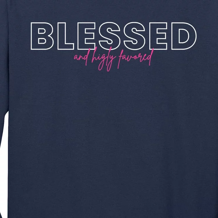 Blessed Religious Evangelist Bible Verse Christian Gift Tall Long Sleeve T-Shirt