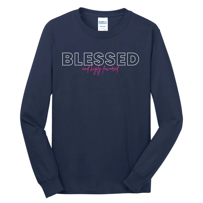 Blessed Religious Evangelist Bible Verse Christian Gift Tall Long Sleeve T-Shirt