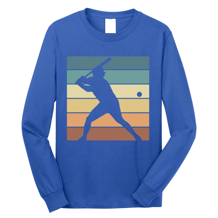 Baseball Retro Evolution Cool Funny Baseball Fan Pitcher Funny Gift Long Sleeve Shirt