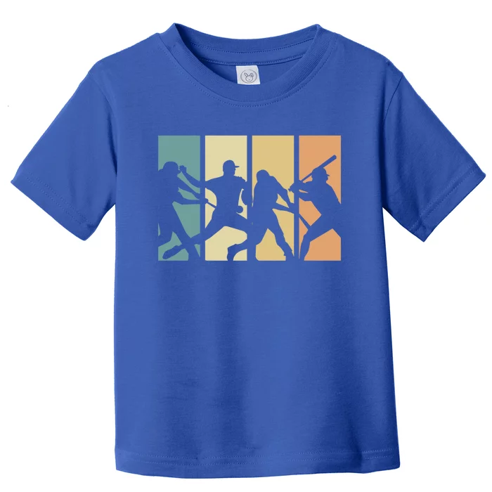 Baseball Retro Evolution Design For Baseball Fans And Meaningful Gift Toddler T-Shirt