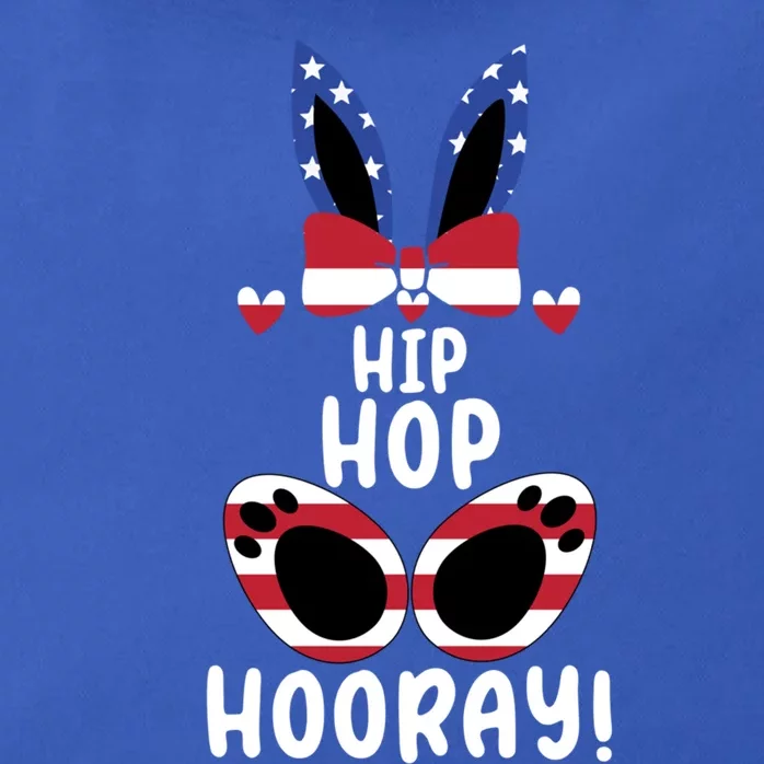 Bunny Rabbit Eggs Hunting Happy Easter Day Hip Hop Hooray Gift Zip Tote Bag