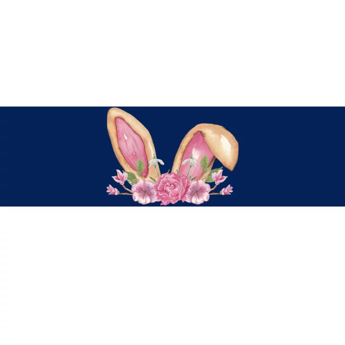 Bunny Rabbit Ears Cute Illustration Easter Bumper Sticker