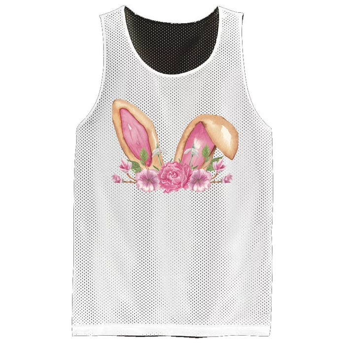 Bunny Rabbit Ears Cute Illustration Easter Mesh Reversible Basketball Jersey Tank