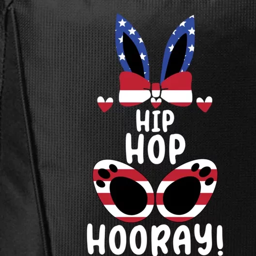 Bunny Rabbit Eggs Hunting Happy Easter Day Hip Hop Hooray Gift City Backpack