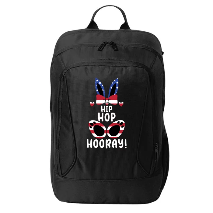 Bunny Rabbit Eggs Hunting Happy Easter Day Hip Hop Hooray Gift City Backpack