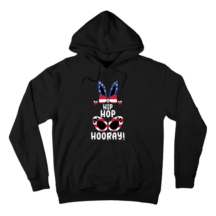 Bunny Rabbit Eggs Hunting Happy Easter Day Hip Hop Hooray Gift Tall Hoodie