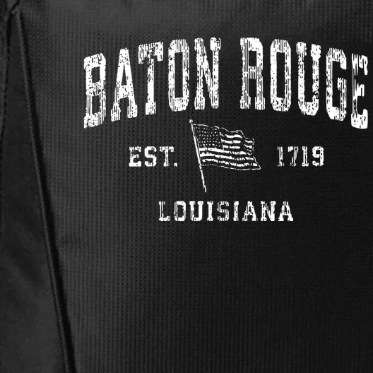 Baton Rouge Est 1719 Louisiana City Backpack