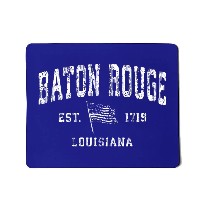 Baton Rouge Est 1719 Louisiana Mousepad