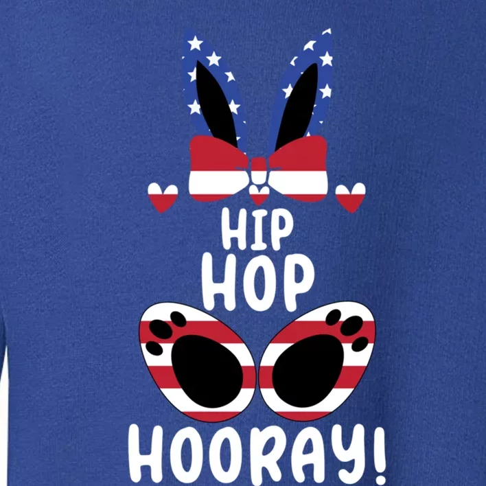 Bunny Rabbit Eggs Hunting Happy Easter Day Hip Hop Hooray Gift Toddler Sweatshirt