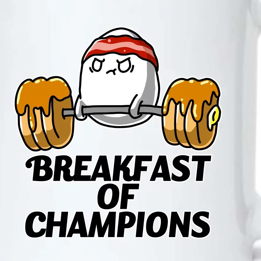 Breakfast of Champions Black Color Changing Mug