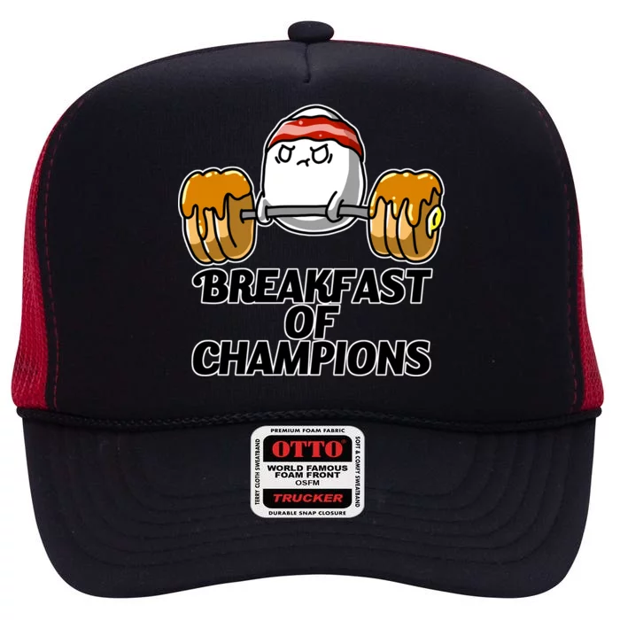 Breakfast of Champions High Crown Mesh Trucker Hat