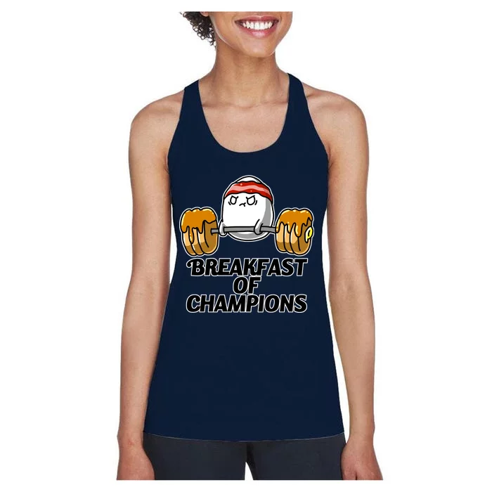 Breakfast of Champions Women's Racerback Tank