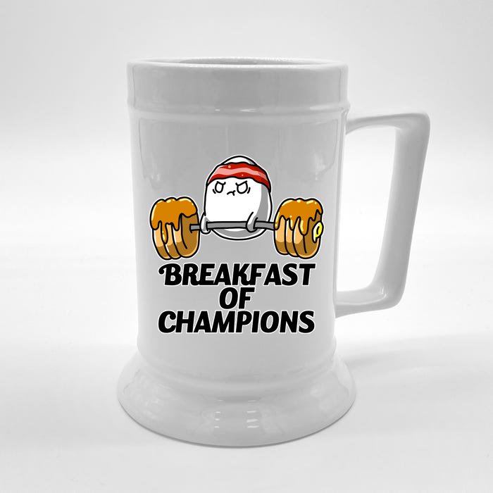 Breakfast of Champions Front & Back Beer Stein