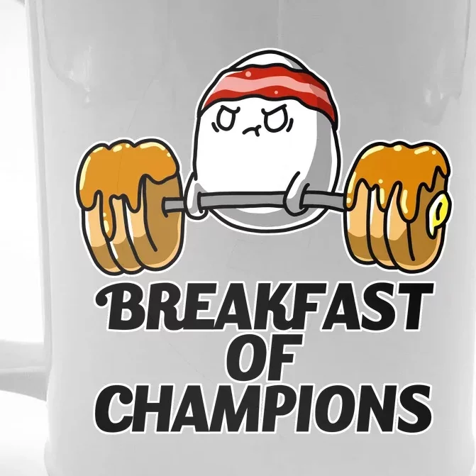 Breakfast of Champions Front & Back Beer Stein