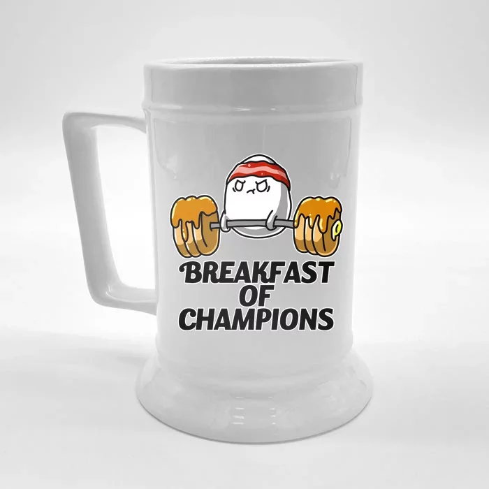 Breakfast of Champions Front & Back Beer Stein