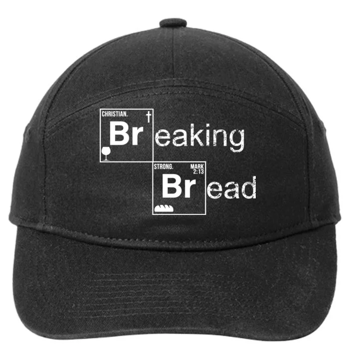 Breaking Bread Christian Faith 7-Panel Snapback Hat