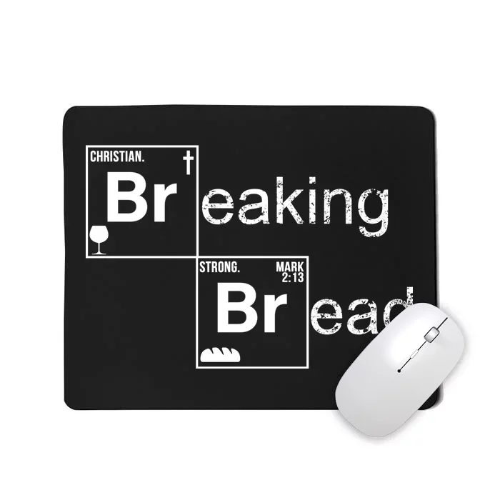 Breaking Bread Christian Faith Mousepad