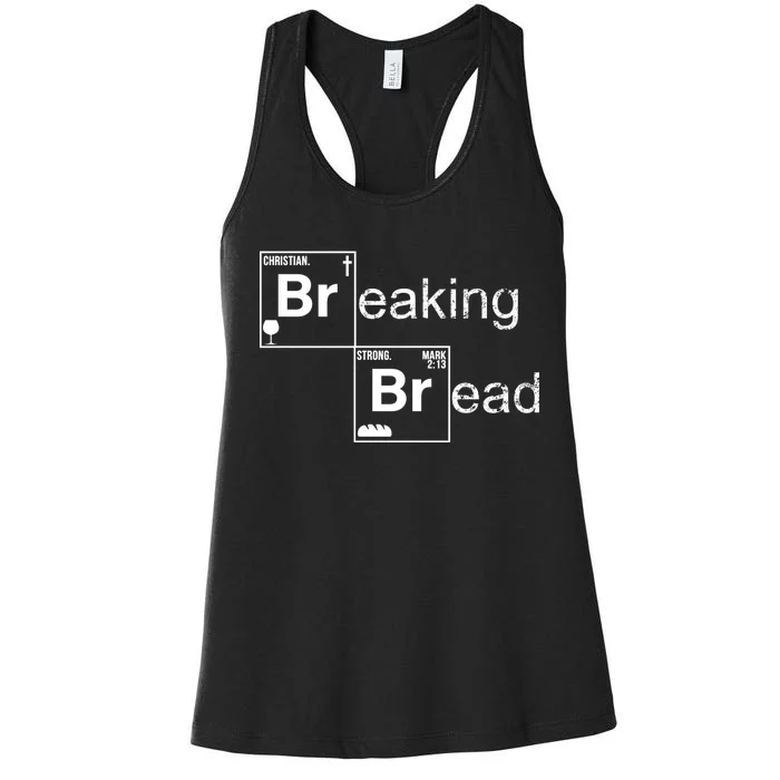 Breaking Bread Christian Faith Women's Racerback Tank