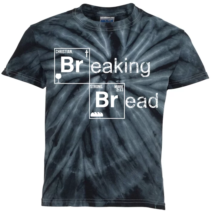 Breaking Bread Christian Faith Kids Tie-Dye T-Shirt