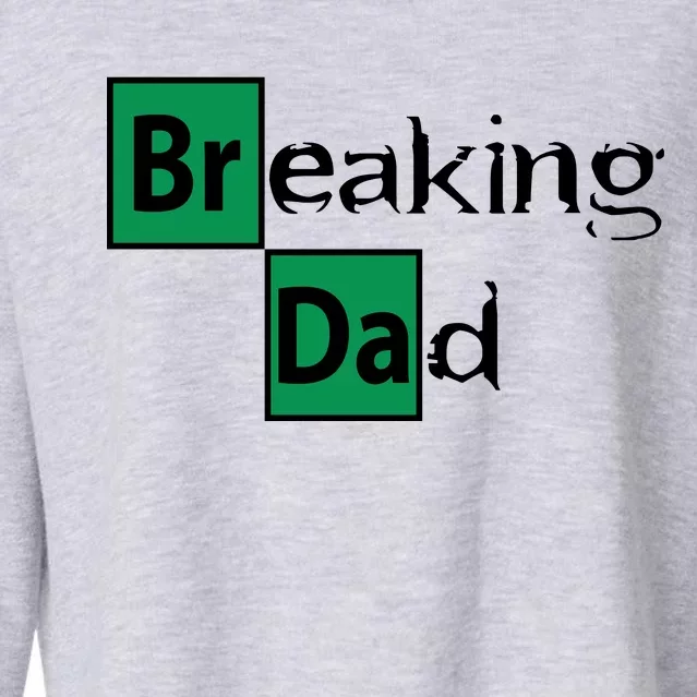 Breaking Dad Cropped Pullover Crew