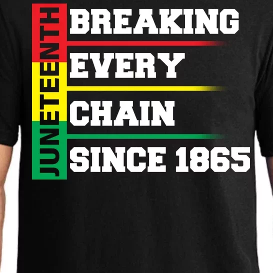 Breaking Every Chain Since 1865 Juneteenth Pajama Set