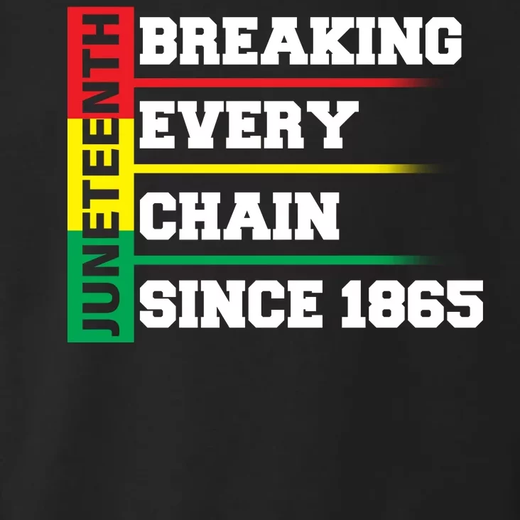 Breaking Every Chain Since 1865 Juneteenth Toddler Hoodie