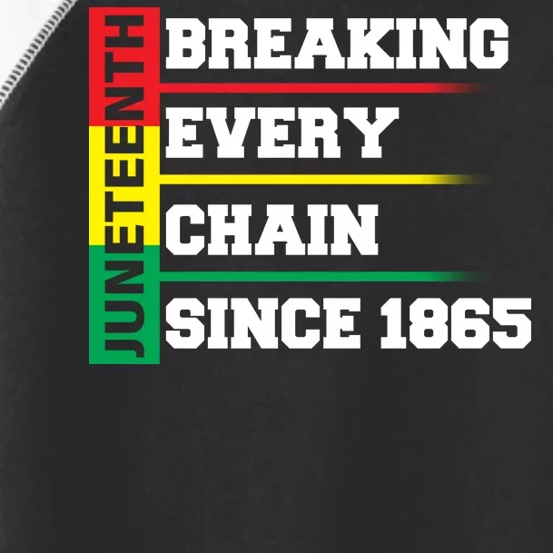 Breaking Every Chain Since 1865 Juneteenth Toddler Fine Jersey T-Shirt