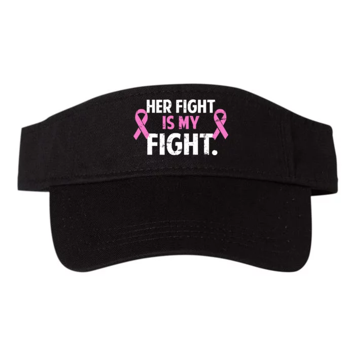 Breast Cancer Awareness Her Fight Is My Fight Valucap Bio-Washed Visor