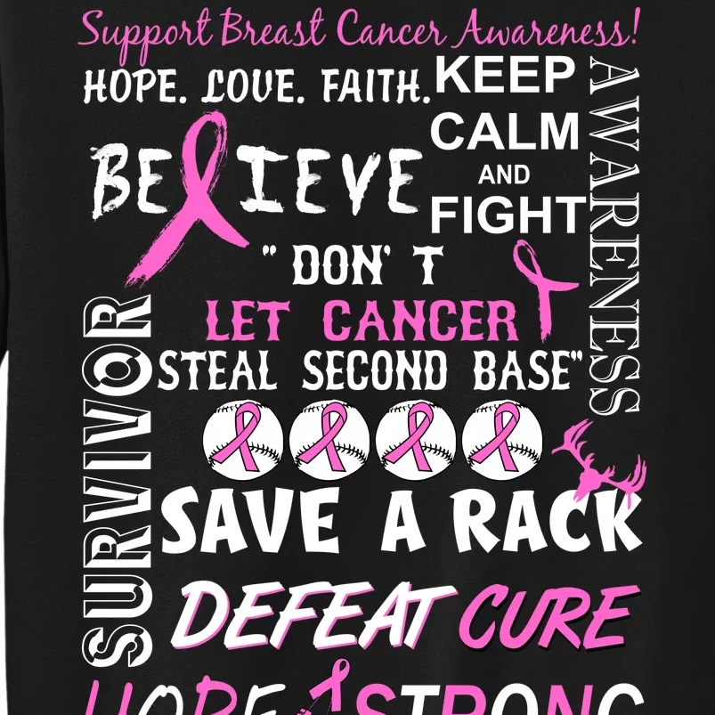 Breast Cancer Awareness Mash-Up Tall Sweatshirt