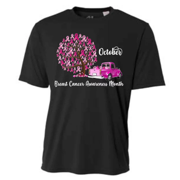 Breast Cancer Awareness Month October Roots Cooling Performance Crew T-Shirt