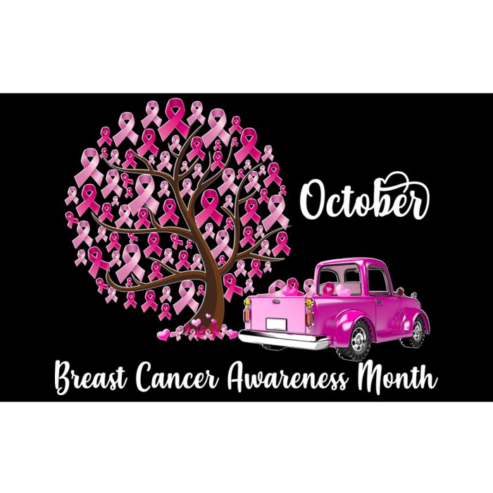 Breast Cancer Awareness Month October Roots Bumper Sticker