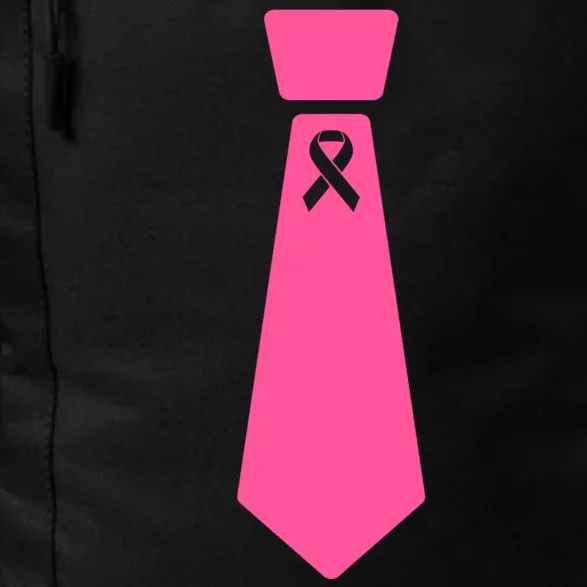 Breast Cancer Awareness Ribbon Tie Daily Commute Backpack