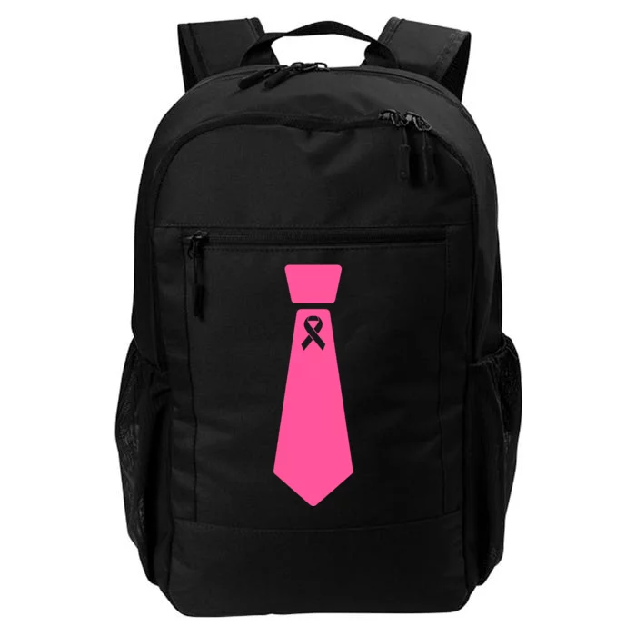 Breast Cancer Awareness Ribbon Tie Daily Commute Backpack