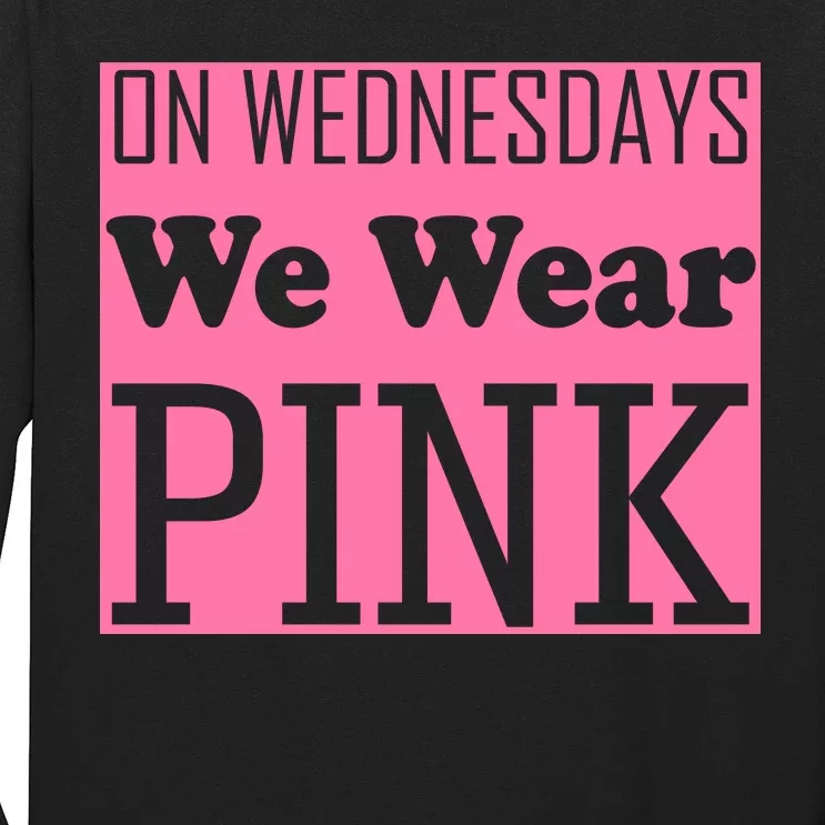 Breast Cancer Awareness Wednesdays We Wear Pink Long Sleeve Shirt