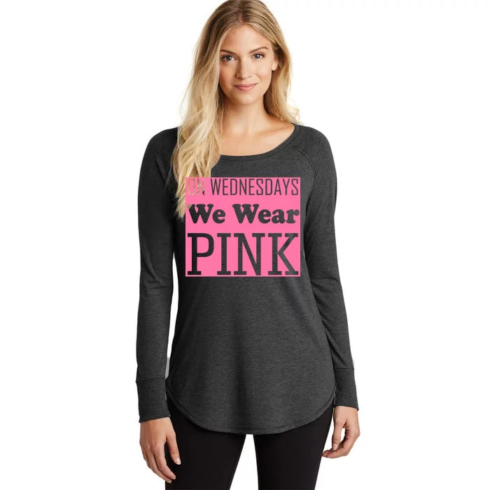 Breast Cancer Awareness Wednesdays We Wear Pink Women's Perfect Tri Tunic Long Sleeve Shirt