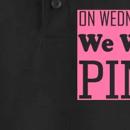 Breast Cancer Awareness Wednesdays We Wear Pink Dry Zone Grid Performance Polo