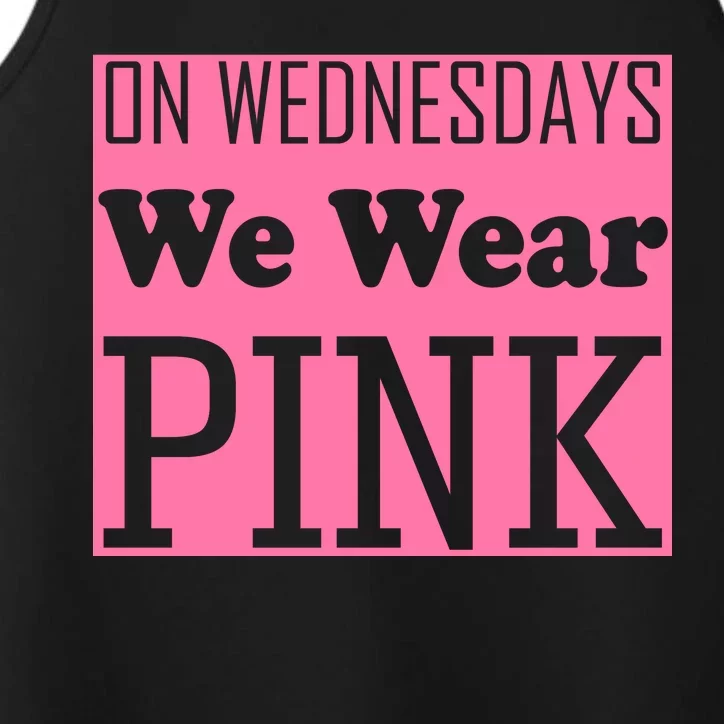 Breast Cancer Awareness Wednesdays We Wear Pink Performance Tank