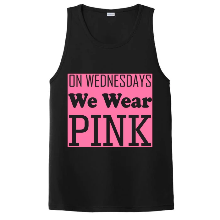 Breast Cancer Awareness Wednesdays We Wear Pink Performance Tank