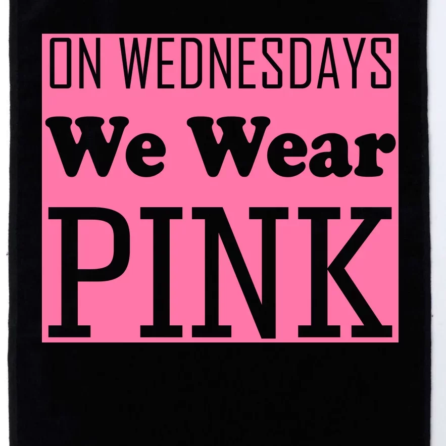 Breast Cancer Awareness Wednesdays We Wear Pink Platinum Collection Golf Towel