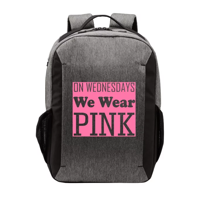 Breast Cancer Awareness Wednesdays We Wear Pink Vector Backpack