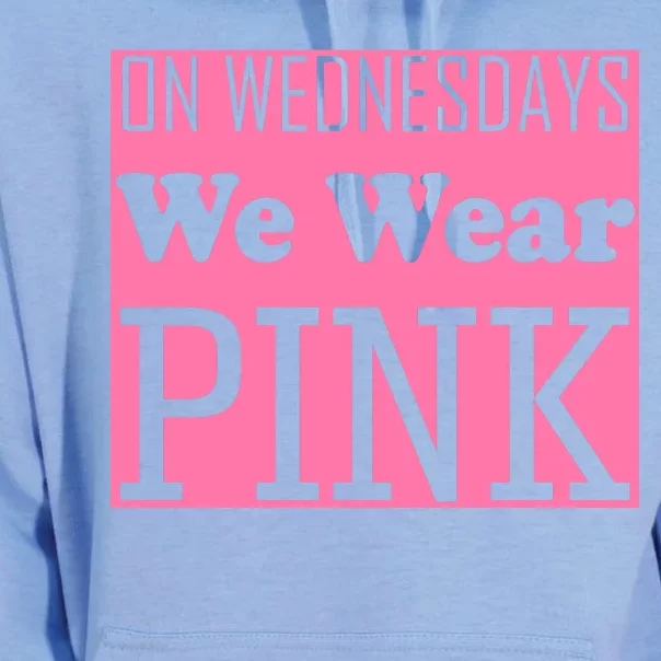 Breast Cancer Awareness Wednesdays We Wear Pink Unisex Surf Hoodie