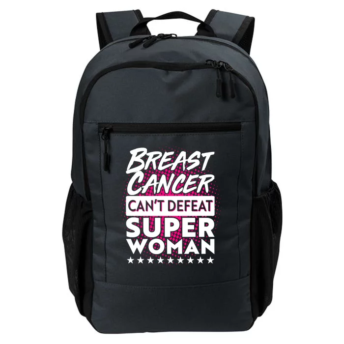 Breast Cancer Can't Defeat Super Woman Daily Commute Backpack