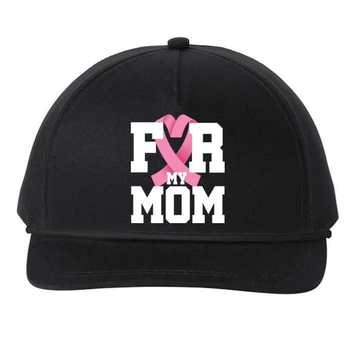 Breast Cancer For My Mom Snapback Five-Panel Rope Hat