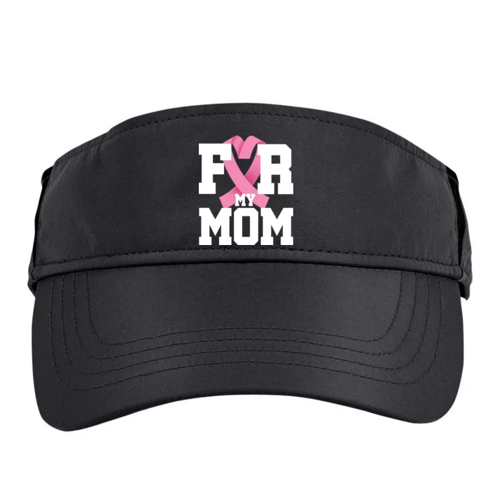 Breast Cancer For My Mom Adult Drive Performance Visor